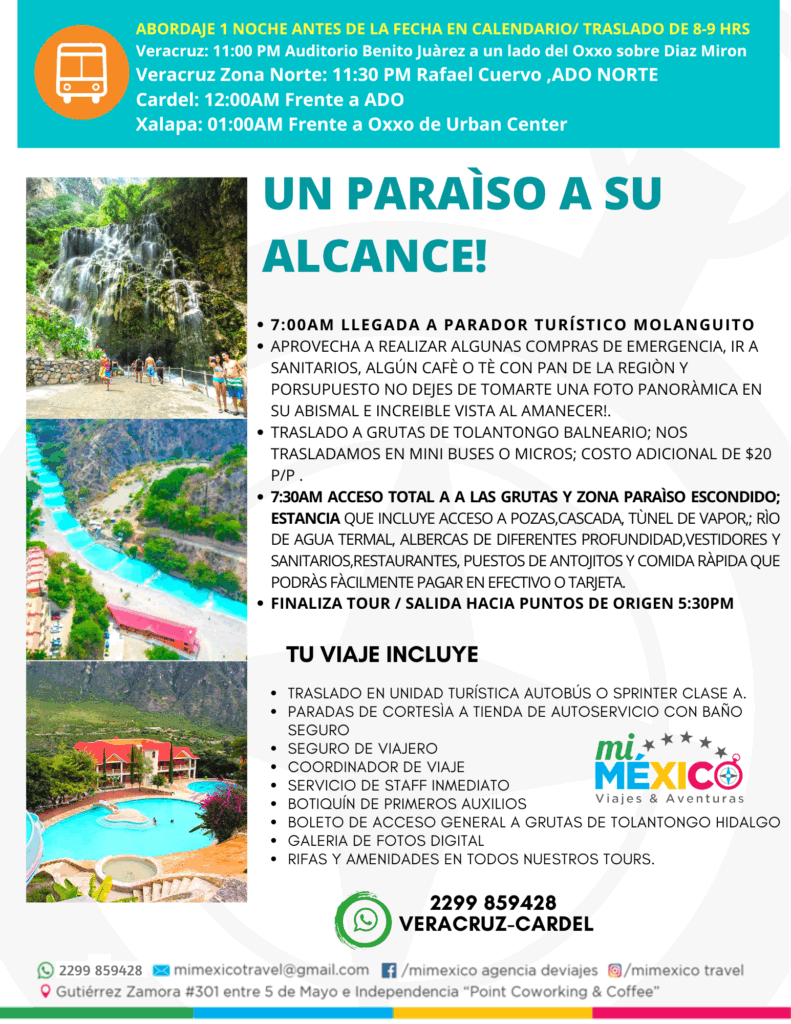 GRUTAS DE TOLANTONGO HIDALGO